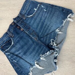 Abercrombie & Fitch Blue Denim Shorts
